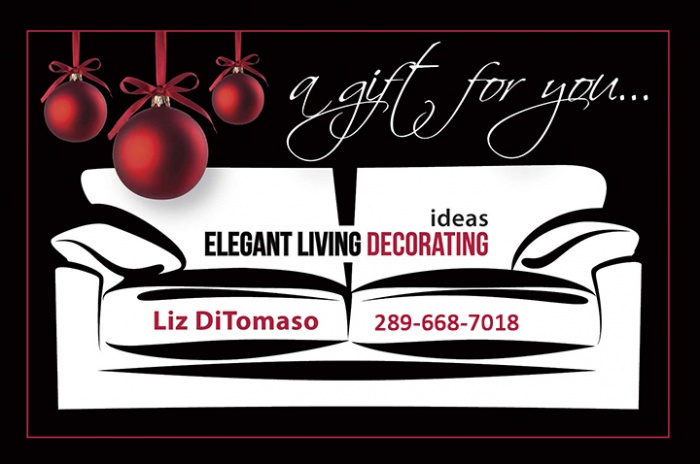 Interior Decorating Holiday Gift Certificate