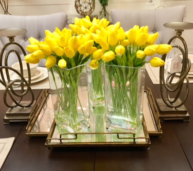 Tulips on a Coffee Table
